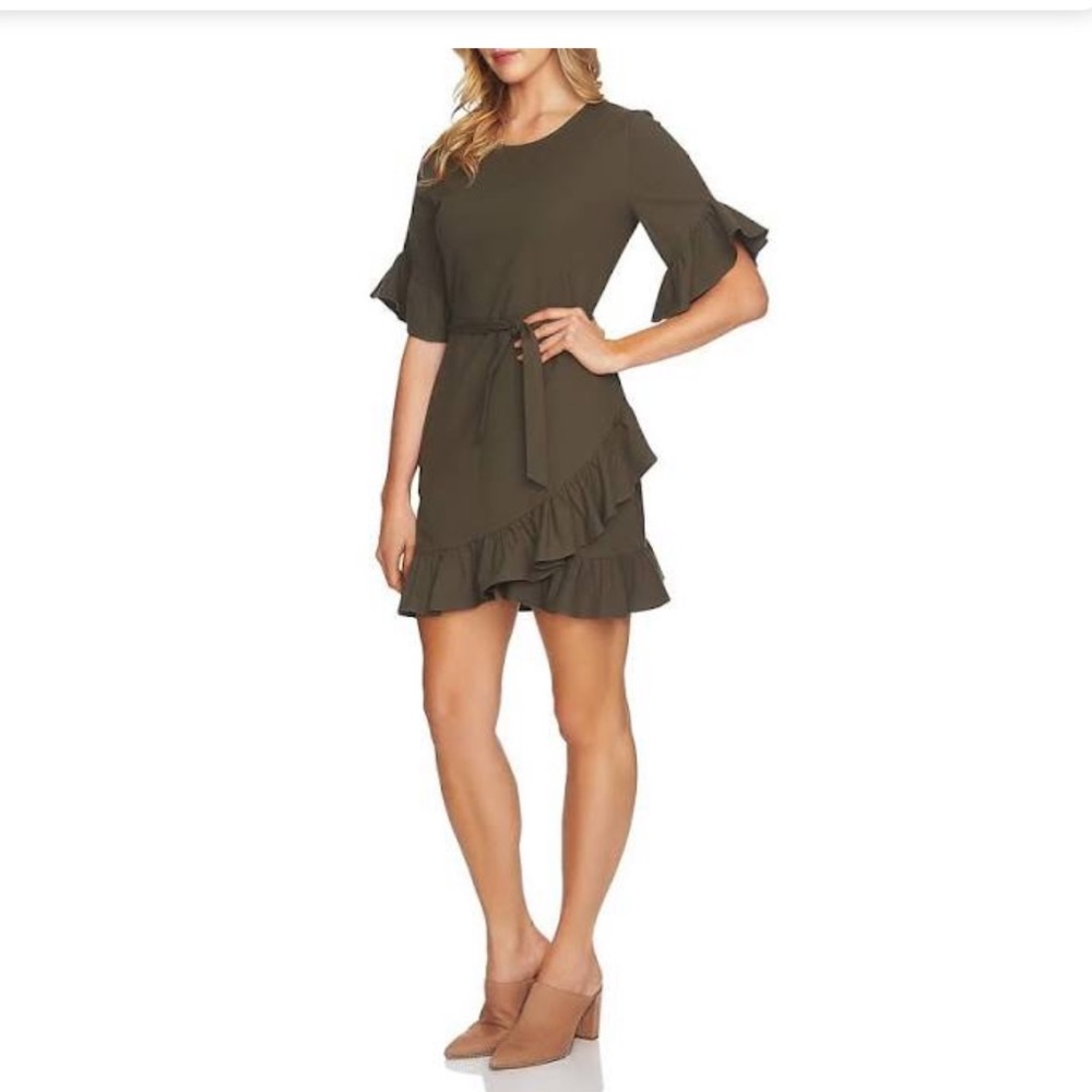 1.State  Ruffled Elbow Sleeve Dress  $119.00